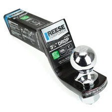 Reese Trailer Hitch Ball Mount Starter Kit 5000 lbs For 2" Receiver 3-1/4" Drop