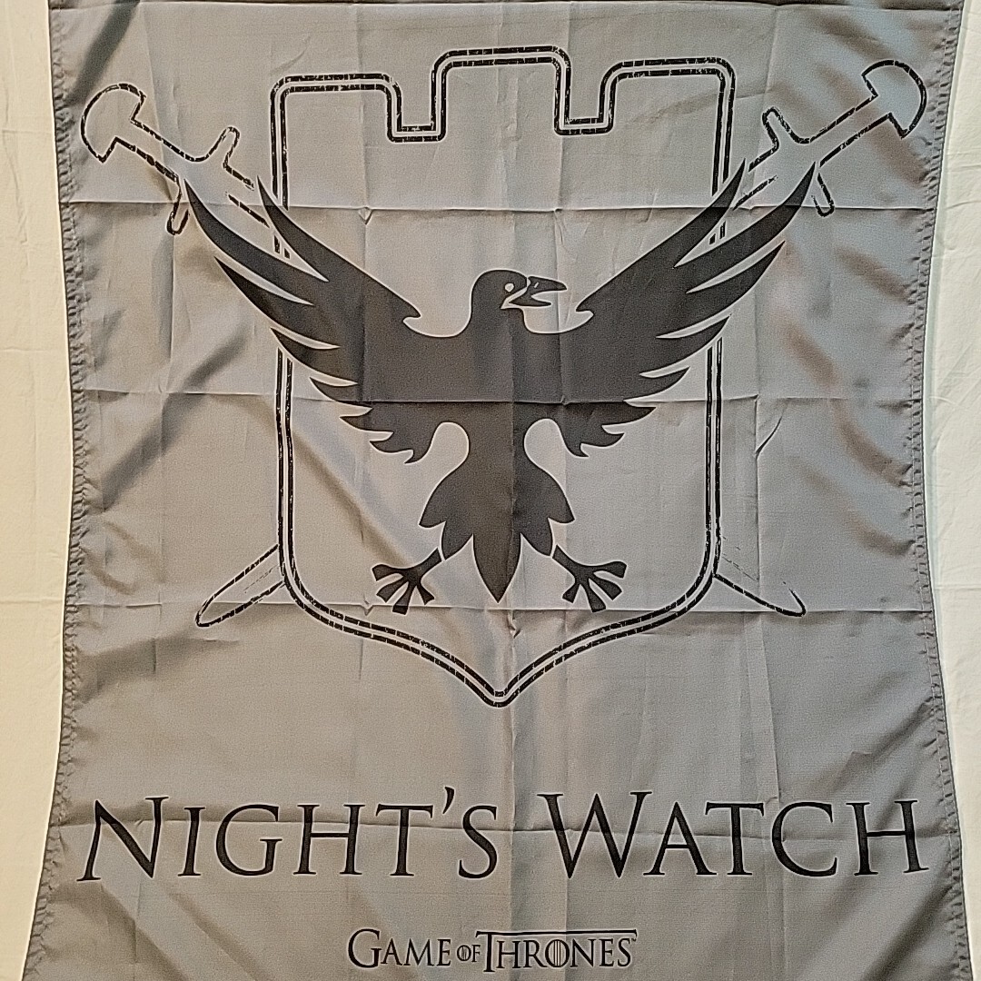 Game of Thrones Nights Watch Banner Decorative Wall Decor House of the Dragon