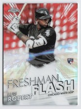 2020 Luis Robert Rookie Card Topps Chrome Freshman Flash Orange /25 #FF-5