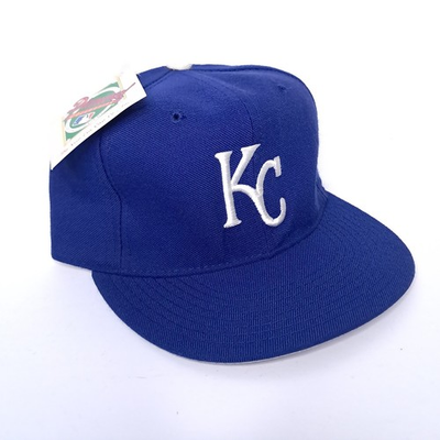 #ad Vintage 90s Kansas City Royals Hat New Era Diamond Pro Model 6 5 8 Wool USA $23.98