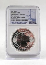 2022 Star Wars The Bad Batch: Wrecker 1 oz Silver Niue First Releases NGC PF 70