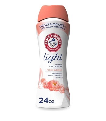 ARM & HAMMER Light In-Wash Scent Booster, No Heavy Perfumes, No Dyes, No Paraben