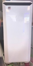 ATX Mid Tower Gaming Computer PC Case with Side Tempered Glass Swing Door, 1X 12