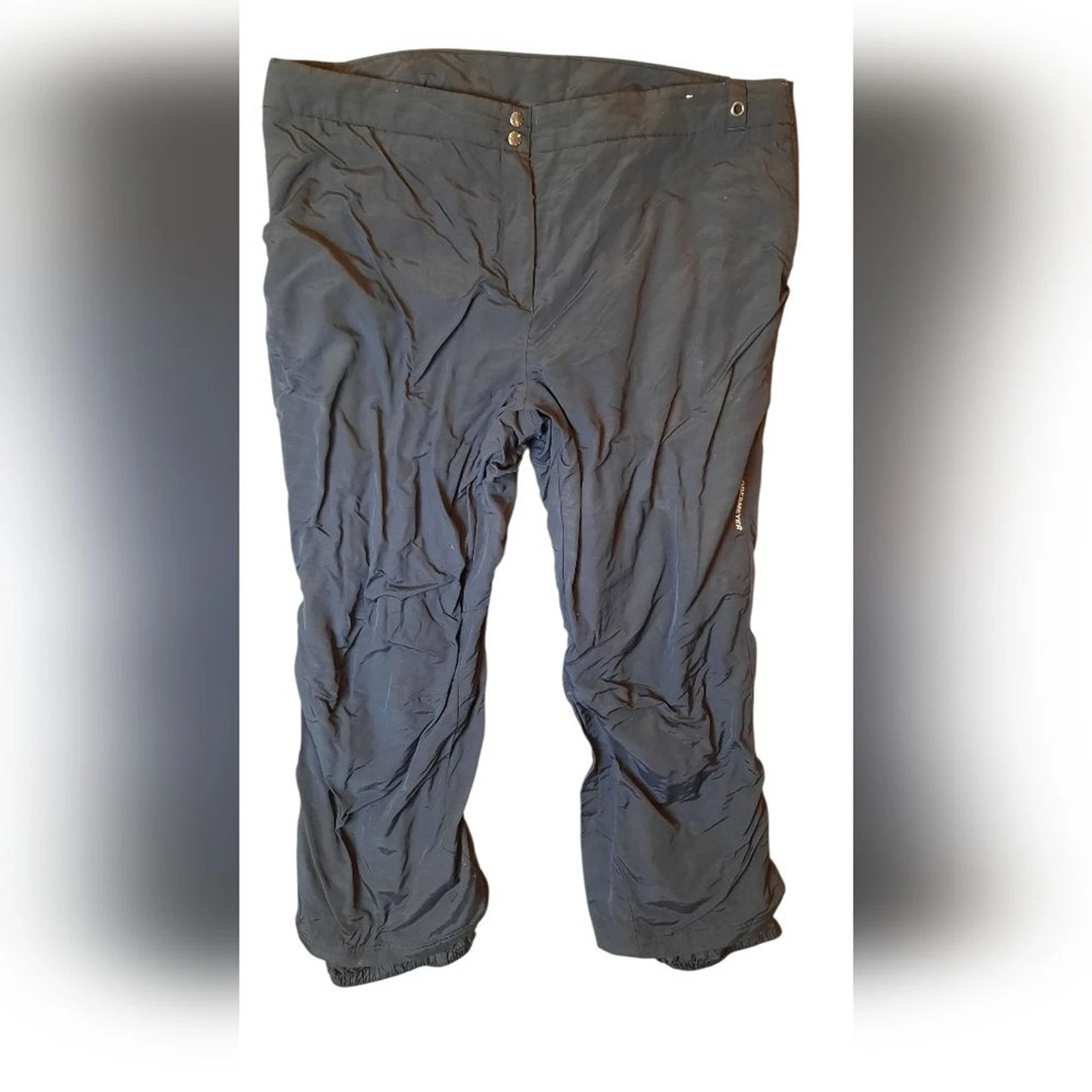 Obermeyer Snow Pants Womans 20 Black Outdoor Water Resistant Sporty Activewear
