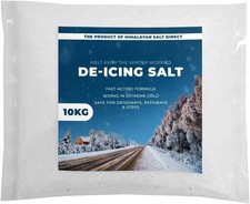 HSD Premium 10kg Deicing Salt Rock Salt for Driveway, Concrete & Sidewalks