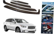 in-Channel Car Window Rain Guard Compatible with QX60/JX35 2012-2014 4pcs
