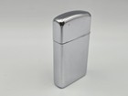 VINTAGE 1971 ZIPPO SLIM LIGHTER HIGH POLISH CHROME PLAIN UNENGRAVED AS IS — photo 8