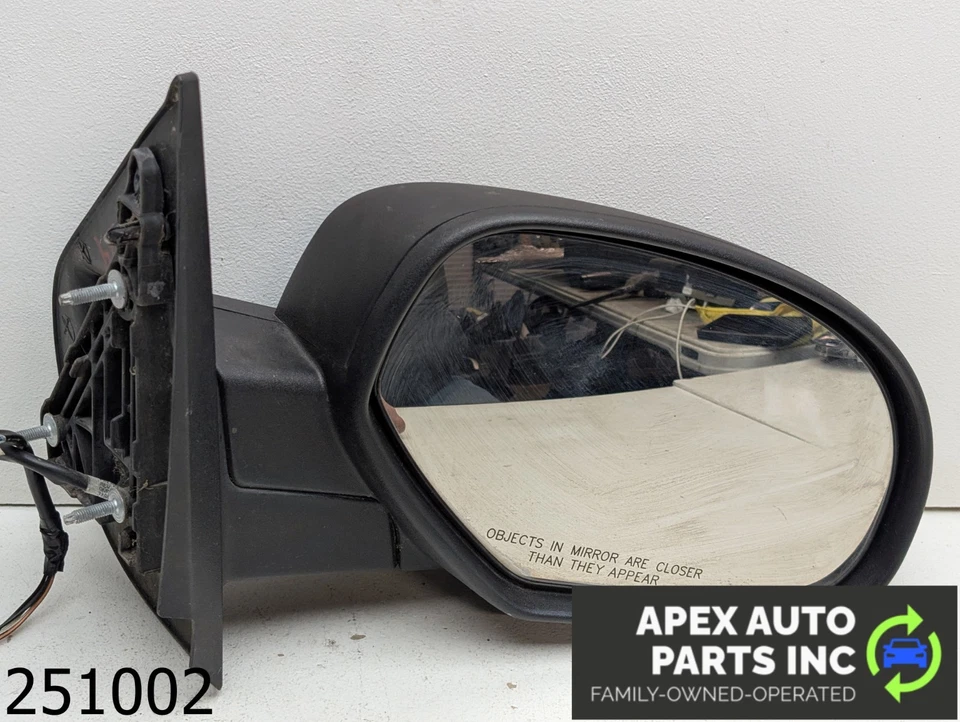 OEM 2007-2013 GMC Sierra 1500 5.3L POWER HEAT FOLD Mirror Right PASSENGER Turn - Image 4 of 4