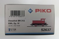 Piko 52637 H0 Dc Diesellok Br 312 Ebs Vi + Dss Plux22