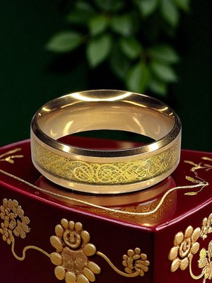 Tungsten Dragon Ring