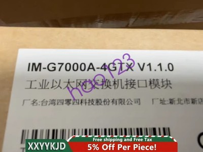 1Pcs New MOXA IM-G7000A-4GTX Switch Interface Module Via DHL HY/