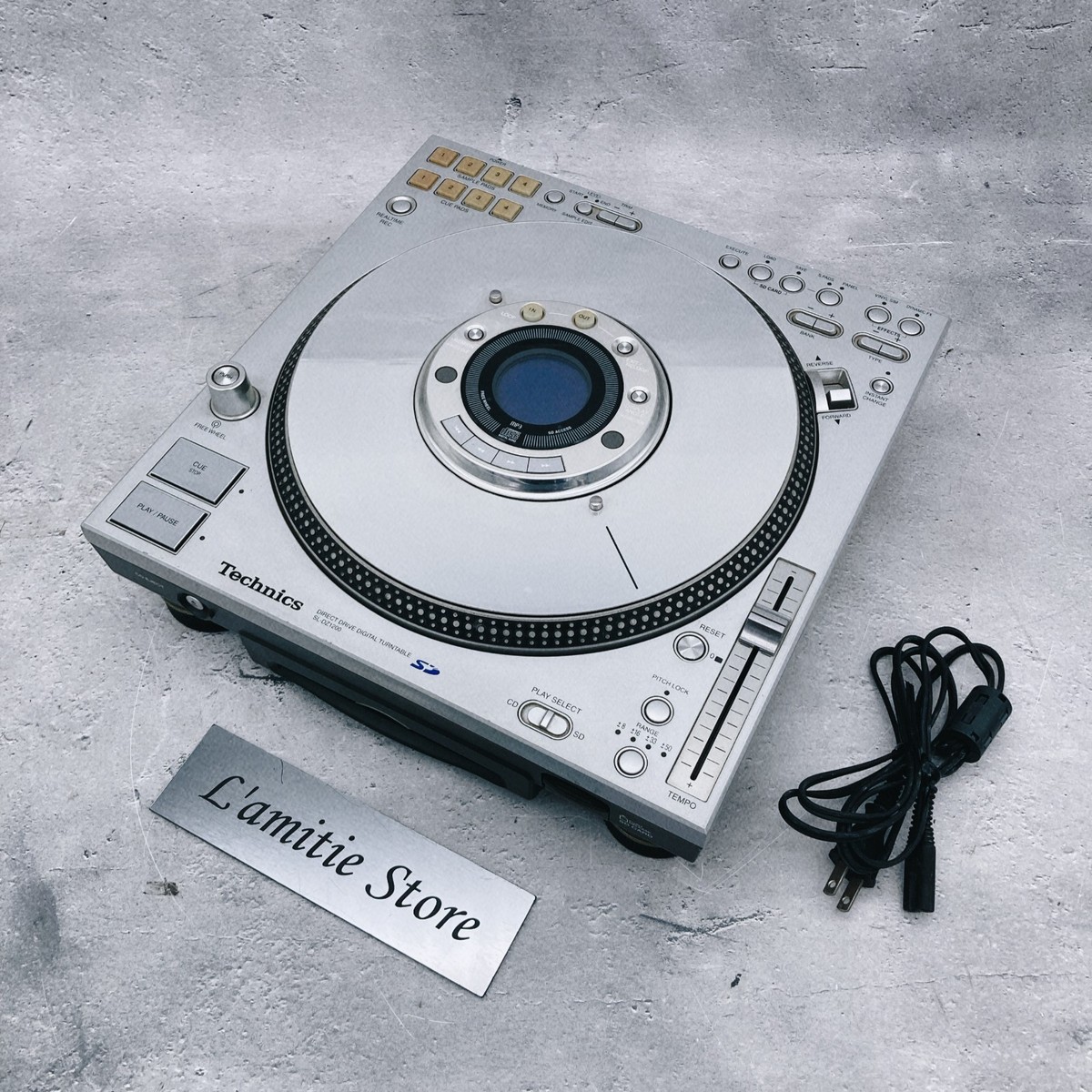 Technics SL-DZ1200 Silver Direct Drive DJ Turntable Digital Player