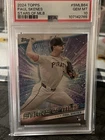 Paul Skenes Rookie. 2024 Topps Update Series - Stars of MLB (RC) Pirates PSA 10