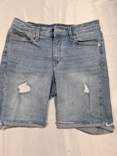 Universal Thread Cut Off Shorts, Medium Light Blue Wash Waist 28.