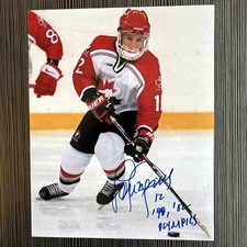 LORI DUPUIS TEAM CANADA WOMENS HOCKEY OLYMPIC PWHL Signed Autograph 8x10 Photo A