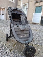 Baby Jogger City Mini GT Pushchair Grey Great Cond 3 Wheeler Stroller