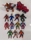 Vintage 1980's Mattel He-Man Masters of the Universe Action Figures Lot Plus