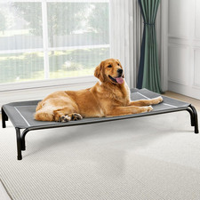 Elevated Dog Bed, Raised Outdoor Dog Bed for Large Sized Dogs, Portable Cooling