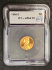 1958-D 1C Lincoln Wheat Cent (*Certified MS64 RD by ICG*) - Lustrous Red