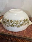 Vintage Pyrex Spring Blossom Crazy Daisy Cinderella Mixing Bowl 443