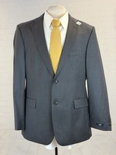 New Hugo Boss USA Men's Dark Gray Super 100s Wool Blazer 42R 1,895 NWT