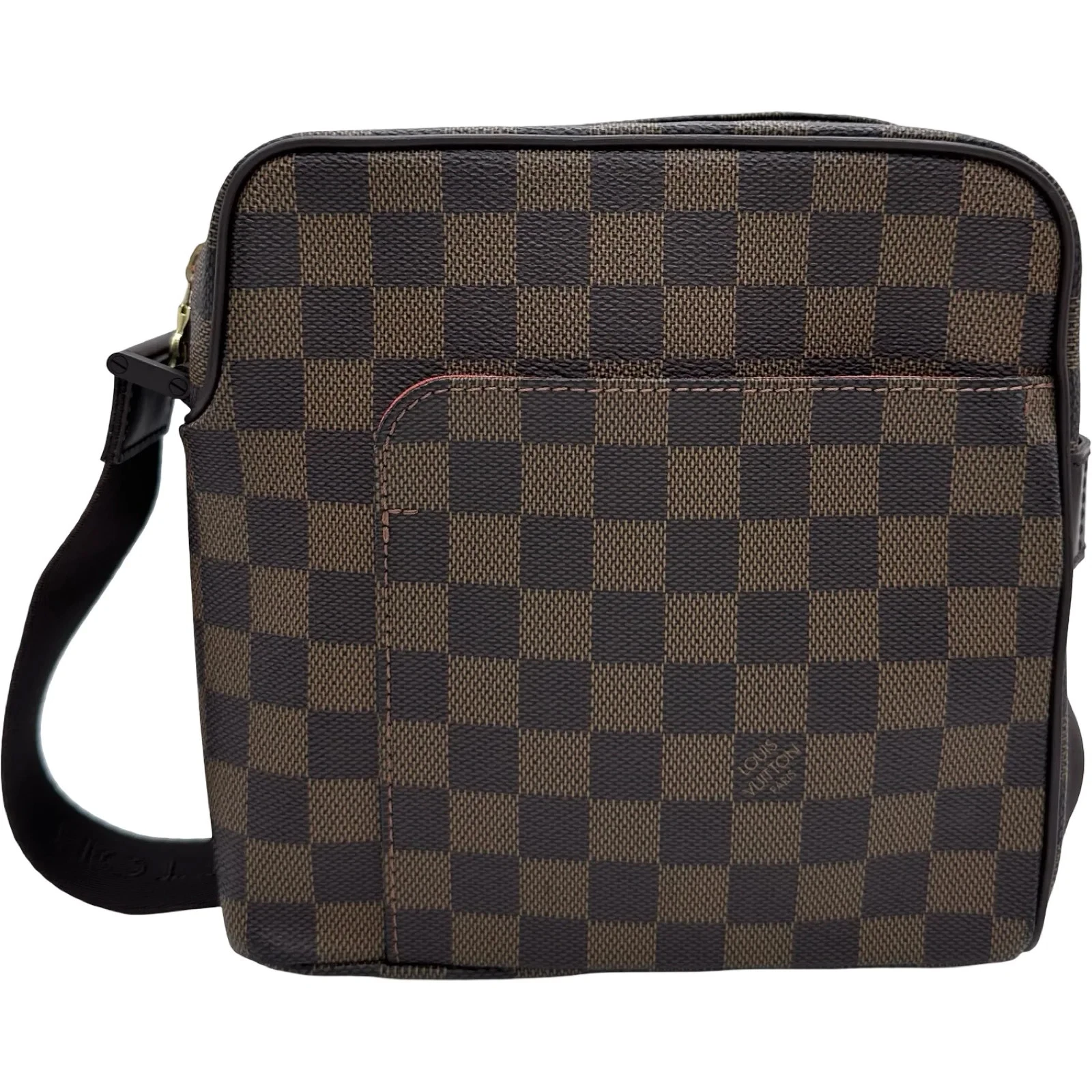 Vuitton — LOUIS VUITTON Olaf PM Brown Canvas Shoulder Bag N41442 #OKB4215