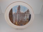 Pair of 1973 Franklin McMahon's Limited Edition Chicago Collection Plates — photo 2