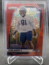 2024 Panini Prizm - Rookies Byron Murphy II #317 Red Sparkle Prizm (RC)