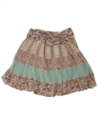 Columbia Damen Minirock Medium W30 Mehrfarbig Paisley Baumwolle DY17