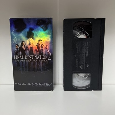 Final Destination 2 VHS Good Condition VHS Ex Blockbuster Rental Copy