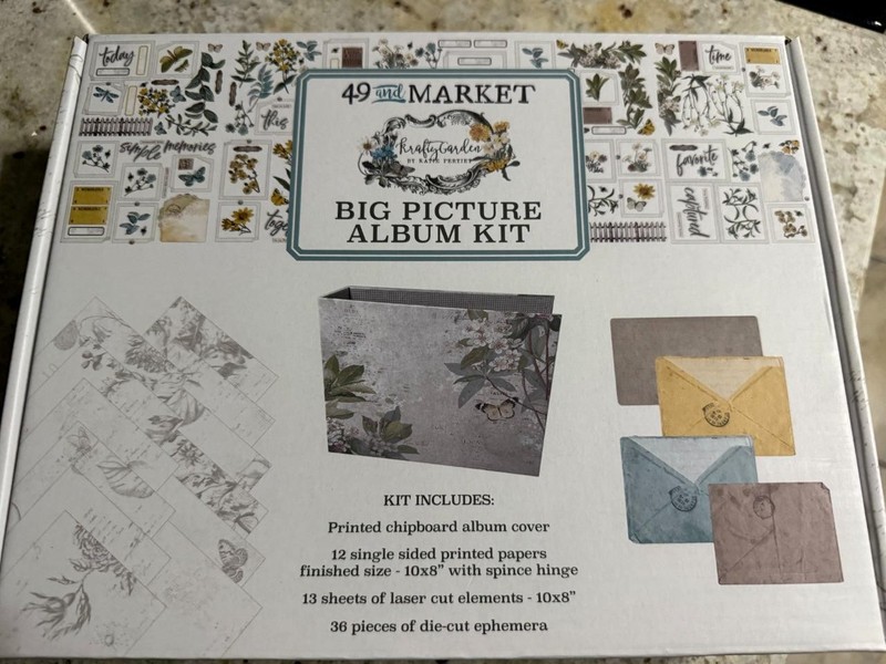 NIB 49 & Market Big Picture Album Kit - KRAFTY GARDEN