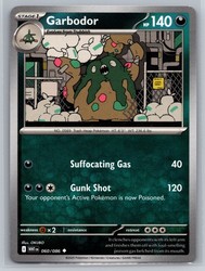 Garbodor 060/086 Scarlet & Violet - White Flare Uncommon