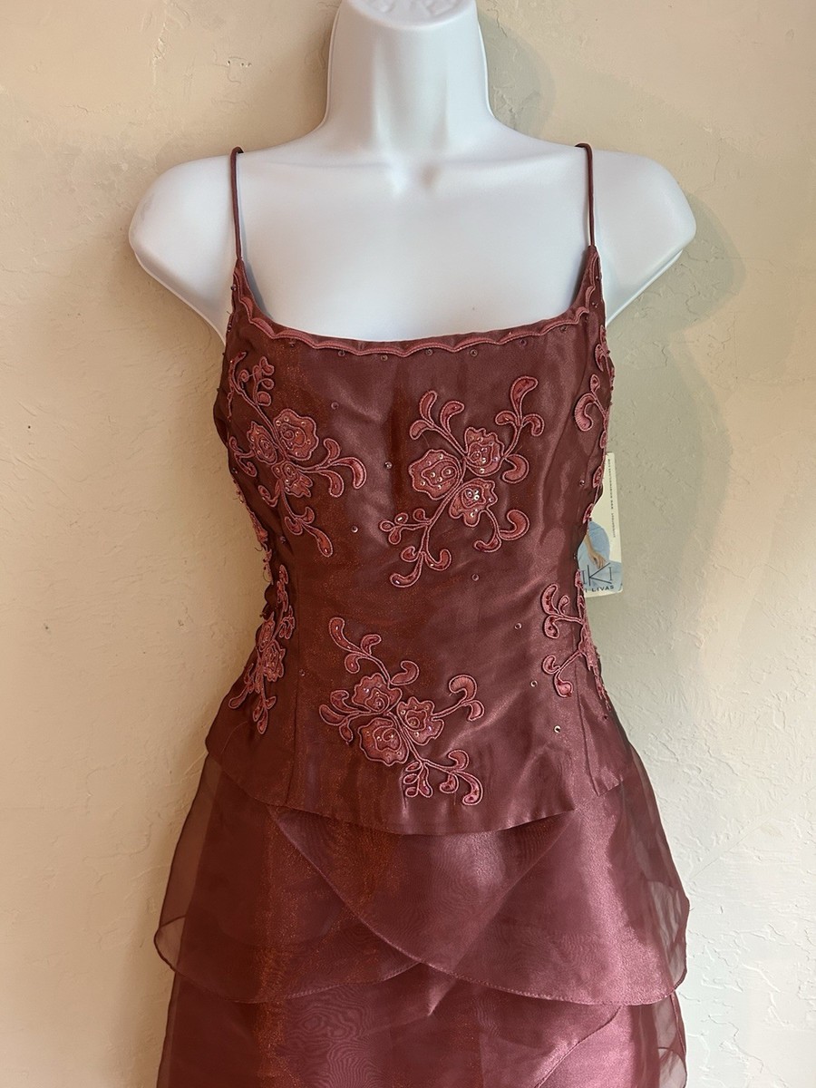 Vintage Y2K Niki Livas Formal Gown 12 NWT Prom Hoco Fairy