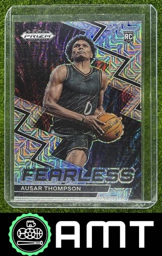 Ausar Thompson RC 2023-24 Panini Prizm Draft Picks Mojo 23/25 Fearless USA #12