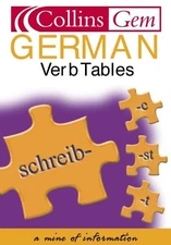 German Verb Tables (Collins Gem) Paperback Book The Fast Free Shipping