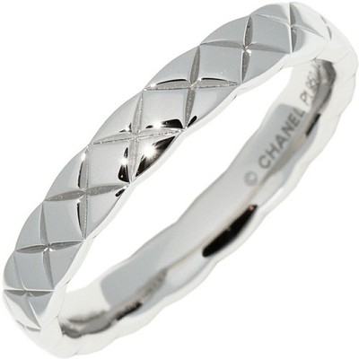Chanel Coco Crush Pt950 Ring Size 17 Women Silver One Size