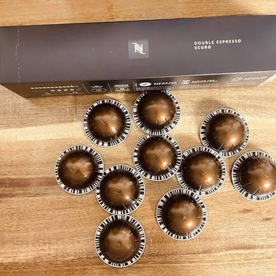 Nespresso Vertuo Double Espresso Scuro 60 Pods Capsules Loose 6/30/26