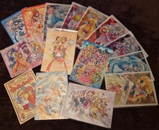 Lot de 15 Cartes Shitajiki - PreCure, Guru Guru, Doremi - Import Officiel Japon