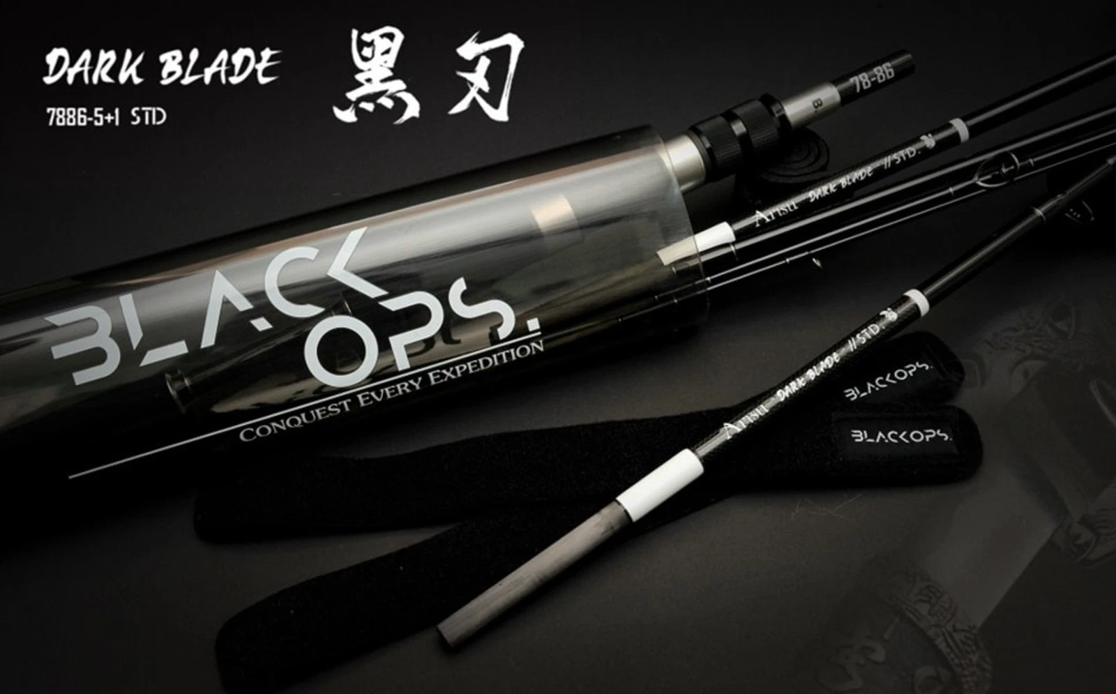 Black Ops Rod Spinning Arisu 78-86 "Dark Blade" STD Travel (9005)
Opens in a new window or tab