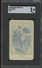 1922 NEILSON'S CHOCOLATE ART NEHF 93 POOR V61 TYPE 1 SGC 1 NEW YORK GIANTS