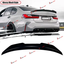 For 19-25 BMW G20 330i M340i M3 G80 Gloss Black PSM Style Highkick Trunk Spoiler