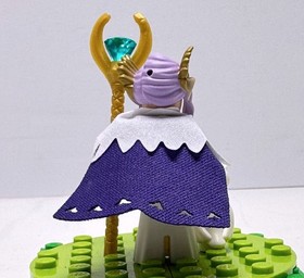 Lego Elves Skyra Minifigure Cape elf011 Set 41078 Castle W/Staff & Owl