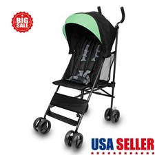 Baby Stroller Buggy Walking Shopping Fold Downward W/ Pop-Out Sun Visor Storage