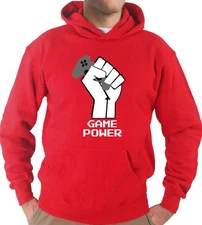 Hoodie KJ2397 Game Power Bit Revolution Gamer Nintendo Gaming Retro