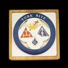 Masonic Car Emblem Metal Badge YORK RITE Freemason Car Sticker