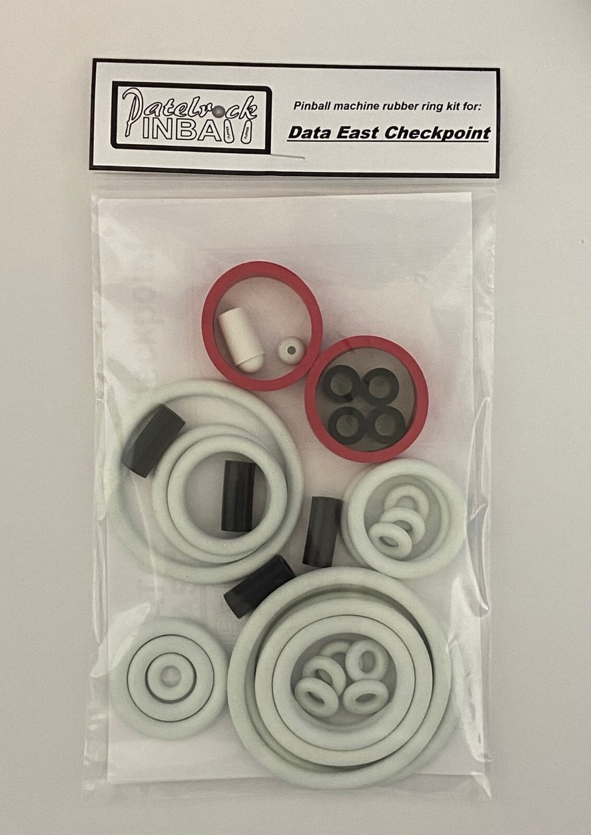 Pinball Post Caps Rubber Kits - T - Marco Pinball Parts