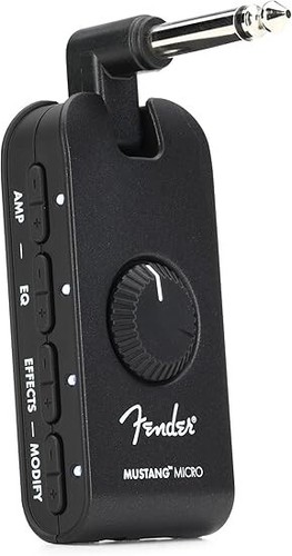 Fender Guitar & Bass Headphone Amplifier Mustang Micro Black 2311300000【New】 - Picture 3 of 6