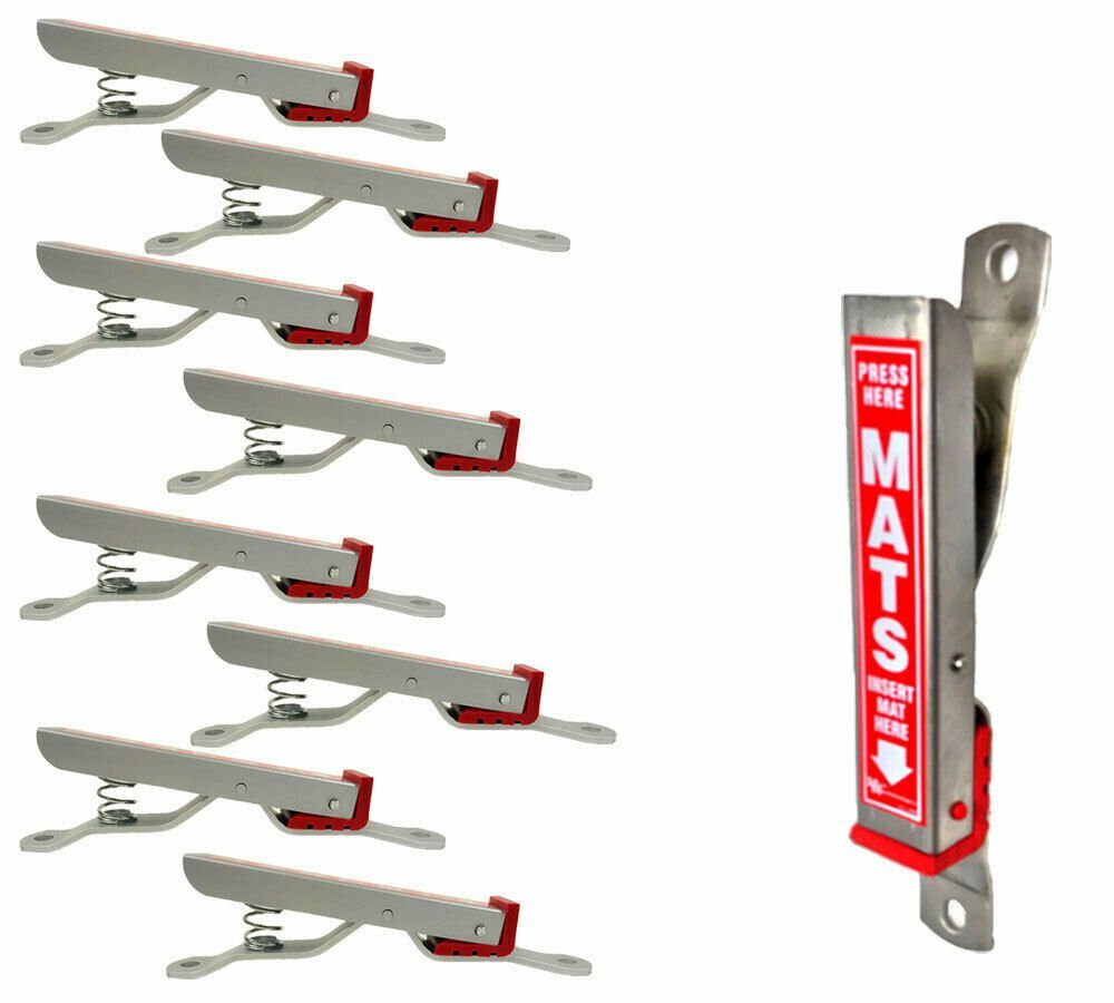 Car Wash Floor Mat Hangers Aluminum (8 Pack) eBay