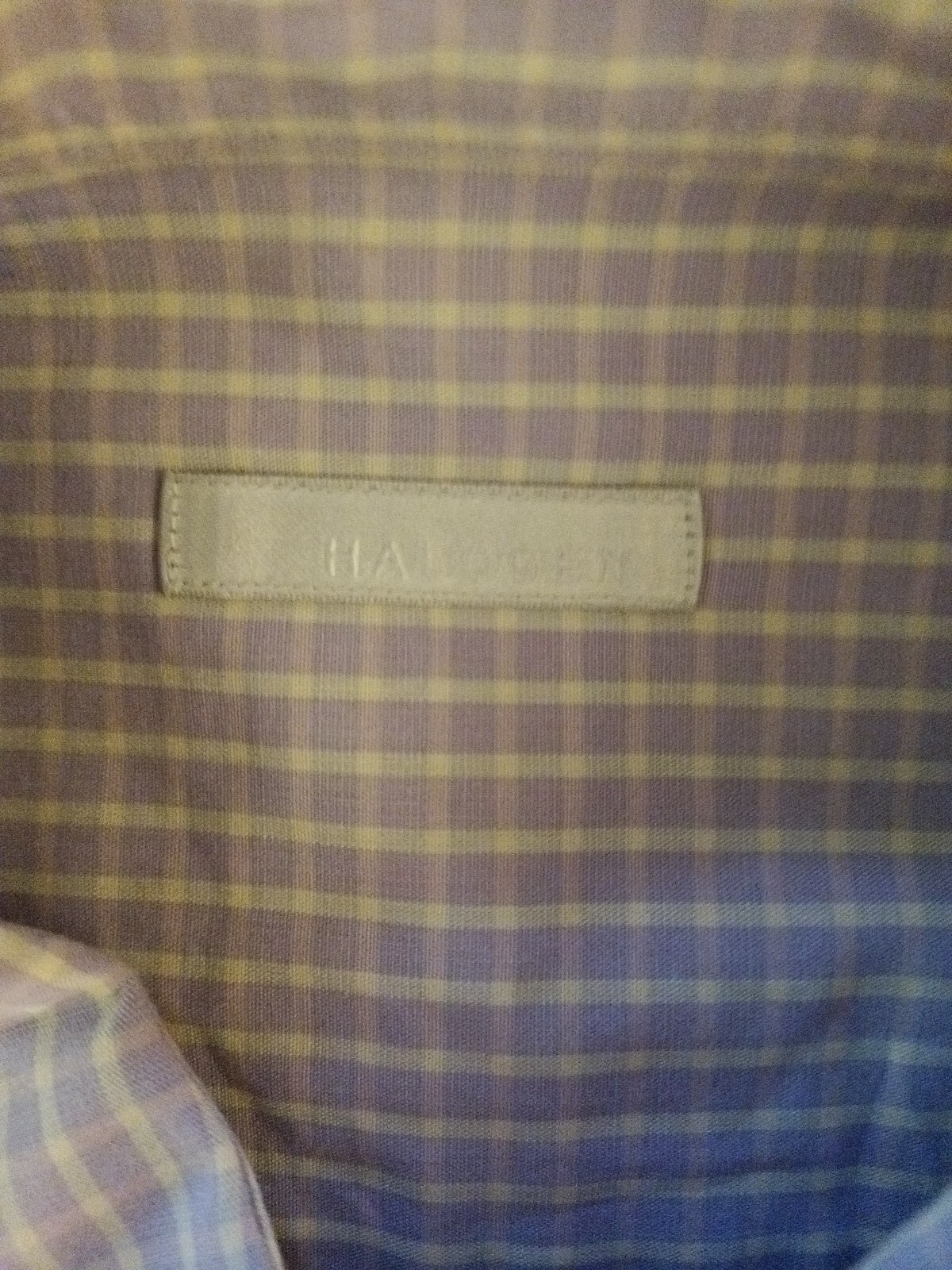 Halogen Light purple stripped button down dress s… - image 2