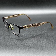 Lucky Brand Lucky You Sunglasses Brown Leopard Print Flex 52-17-140 Used